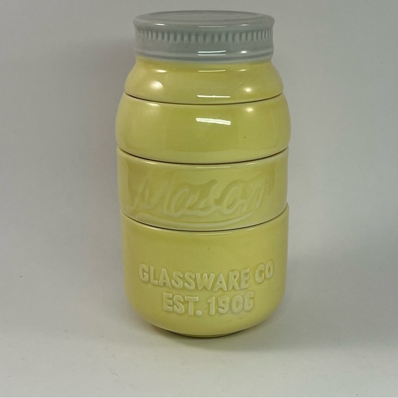 World Market Mason Ceramic Nesting Measuring Cups - Picture 1 of 8